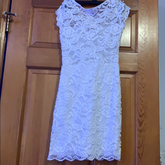 H&M GORGEOUS Lacy White Dress - Picture 4 of 6